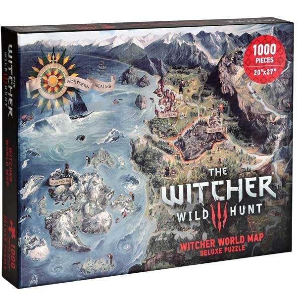 Puzzle Witcher World Map (The Witcher) Puzzle Witcher World Map (The Witcher)