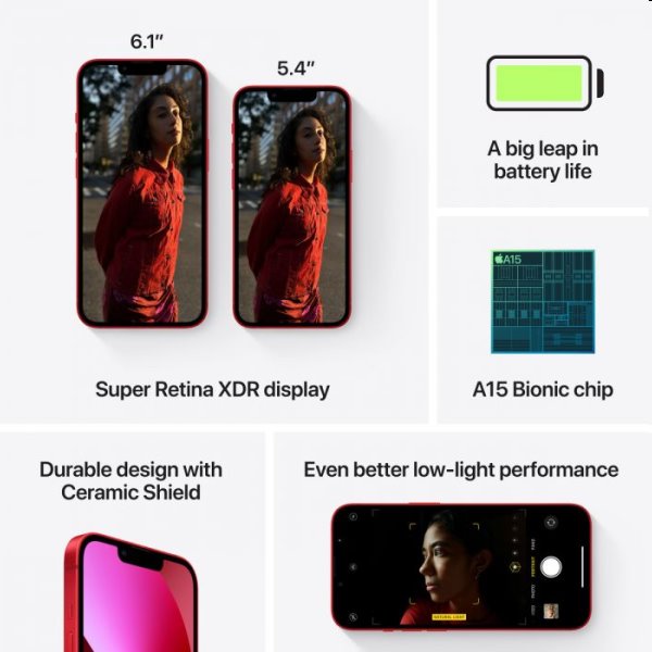 Apple iPhone 13 128GB, red