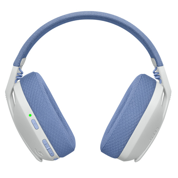 Herní sluchátka Logitech G435 Lightspeed Wireless Bluetooth Gaming Headset, bílá