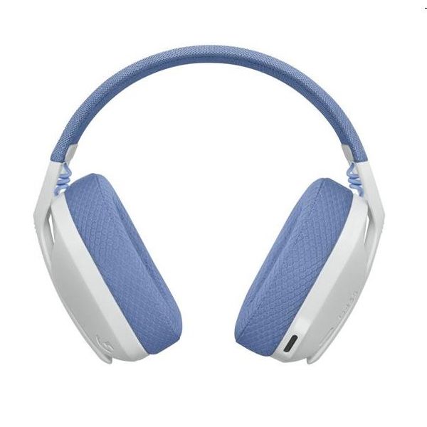 Logitech G435 LIGHTSPEED - bezdrôtové herné slúchadlá - bílá/fialová