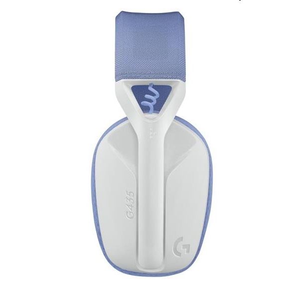 Logitech G435 LIGHTSPEED - bezdrôtové herné slúchadlá - bílá/fialová
