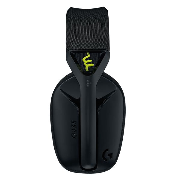 Logitech G435 LIGHTSPEED - bezdrôtové herné slúchadlá - černá/žlutá