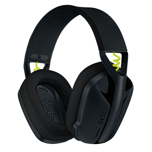 Logitech G435 LIGHTSPEED - bezdrôtové herné slúchadlá - černá/žlutá