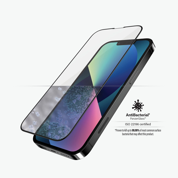 Ochranné temperované sklo PanzerGlass Case Friendly pro Apple iPhone 13/13 Pro, černé