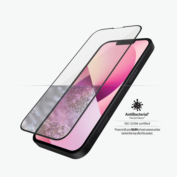 Ochranné temperované sklo PanzerGlass Case Friendly pro Apple iPhone 13 Mini, černé
