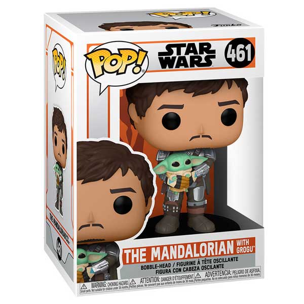 POP! The Mandalorian: The Mandalorian with Grogu (Star Wars) POP! The Mandalorian: The Mandalorian with Grogu (Star Wars)