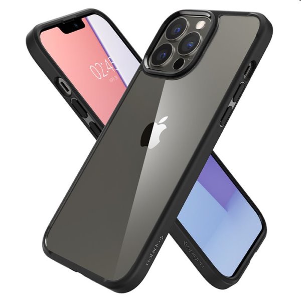 Pouzdro Spigen Crystal Hybrid pro Apple iPhone 13 Pro, černé Pouzdro Spigen Crystal Hybrid pro Apple iPhone 13 Pro, černé