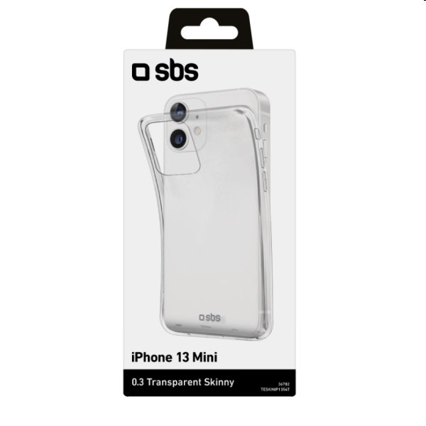 SBS pouzdro Skinny pro iPhone 13 mini, transparentní SBS pouzdro Skinny pro iPhone 13 mini, transparentní