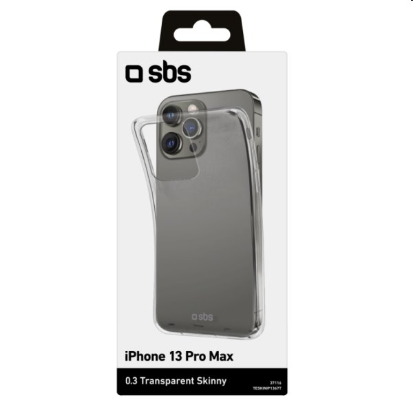 SBS pouzdro Skinny pro iPhone 13 Pro Max, transparentní