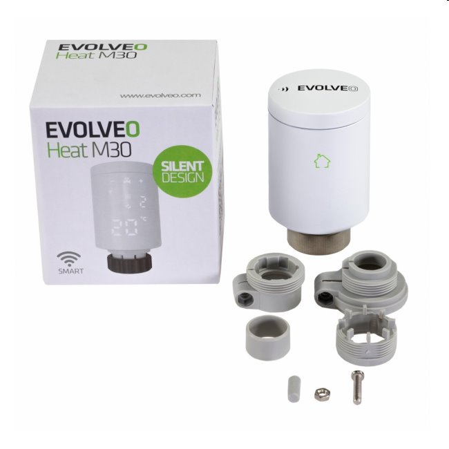 Evolveo Heat M30v2, inteligentní termostatická hlavice na radiátor Evolveo Heat M30v2, inteligentní termostatická hlavice na radiátor
