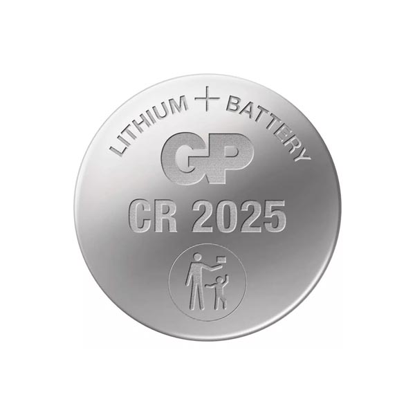 GP lithiová knoflíková baterie CR2025 2BL