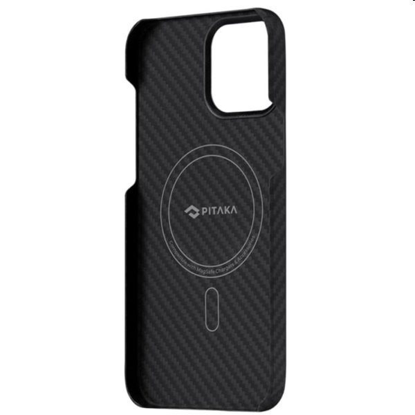 Pouzdro Pitaka MagEZ z aramidových vláken pro iPhone 13 Pro Max, černé/šedé Pouzdro Pitaka MagEZ z aramidových vláken pro iPhone 13 Pro Max, černé/šedé