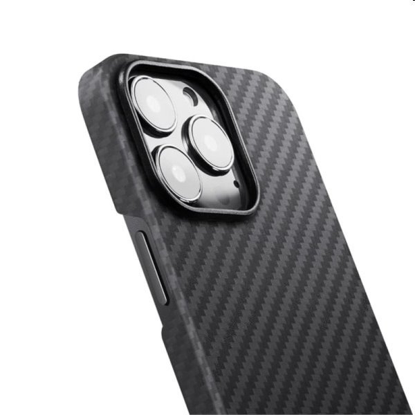 Pouzdro Pitaka MagEZ z aramidových vláken pro iPhone 13 Pro Max, černé/šedé Pouzdro Pitaka MagEZ z aramidových vláken pro iPhone 13 Pro Max, černé/šedé