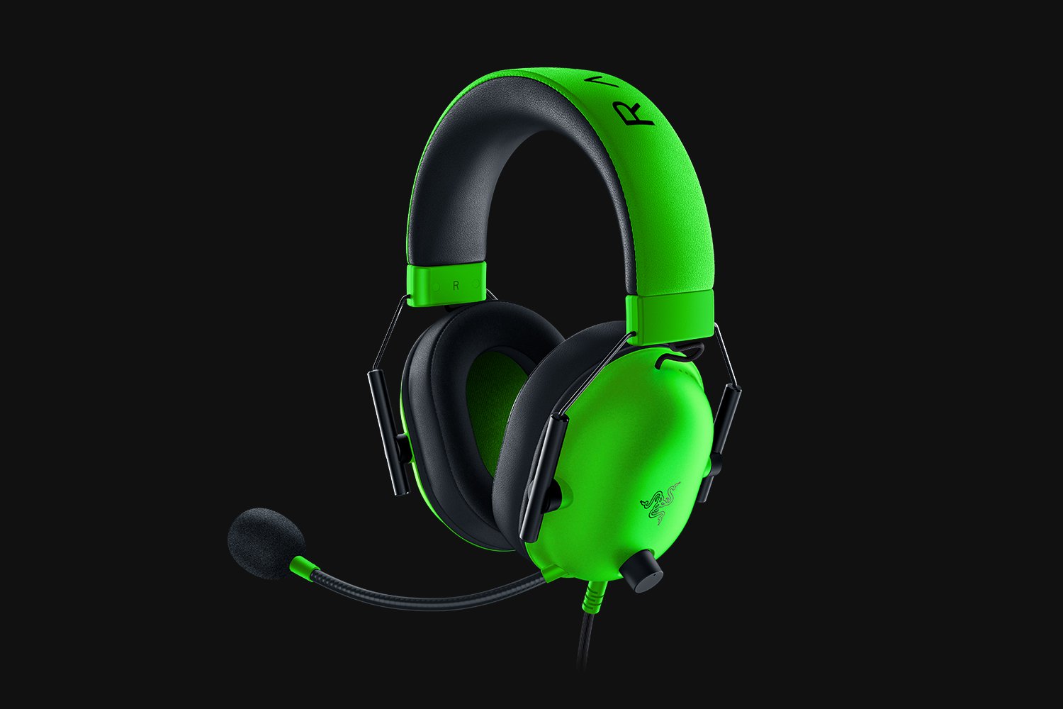 Herní headset Razer Blackshark V2 X, zelený