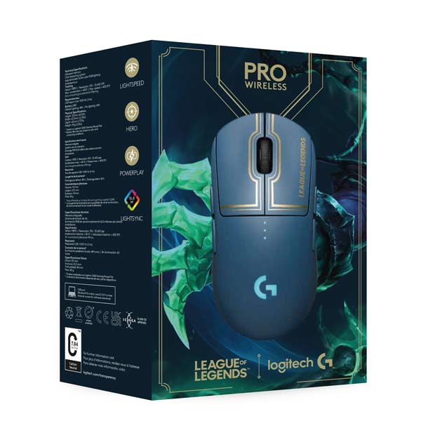 Logitech G PRO Wireless Gaming Mouse (League of Legends Edition) Logitech G PRO Wireless Gaming Mouse (League of Legends Edition)