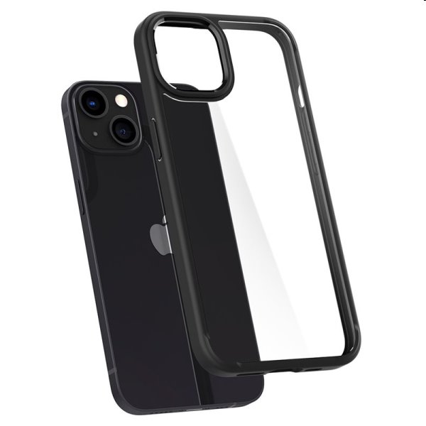 Pouzdro Spigen Crystal Hybrid pro Apple iPhone 13, černé Pouzdro Spigen Crystal Hybrid pro Apple iPhone 13, černé