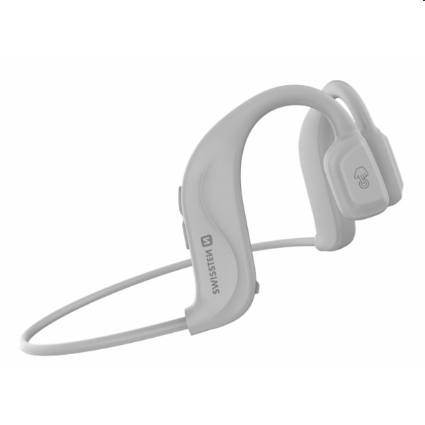 Swissten Bluetooth Earbuds bone conduction, bílá Swissten Bluetooth Earbuds bone conduction, bílá