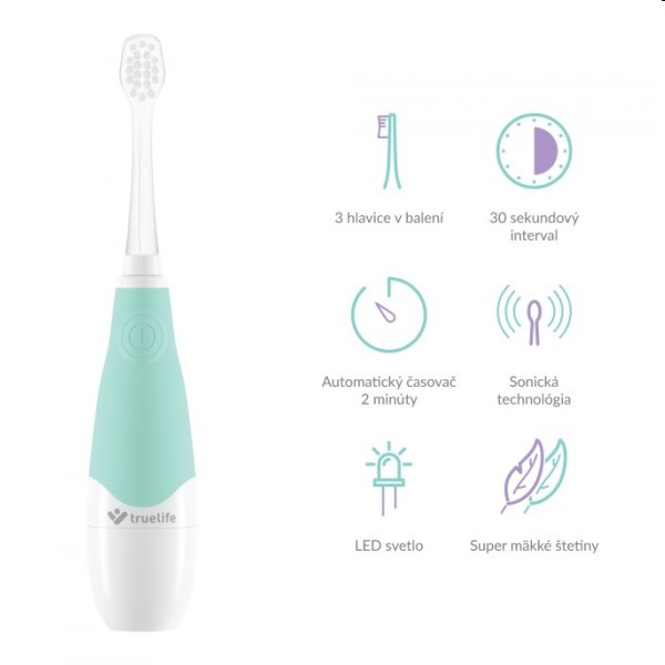 TrueLife SonicBrush Baby G Sonický zubní kartáček pro děti ve věku 3-6 let TrueLife SonicBrush Baby G Sonický zubní kartáček pro děti ve věku 3-6 let