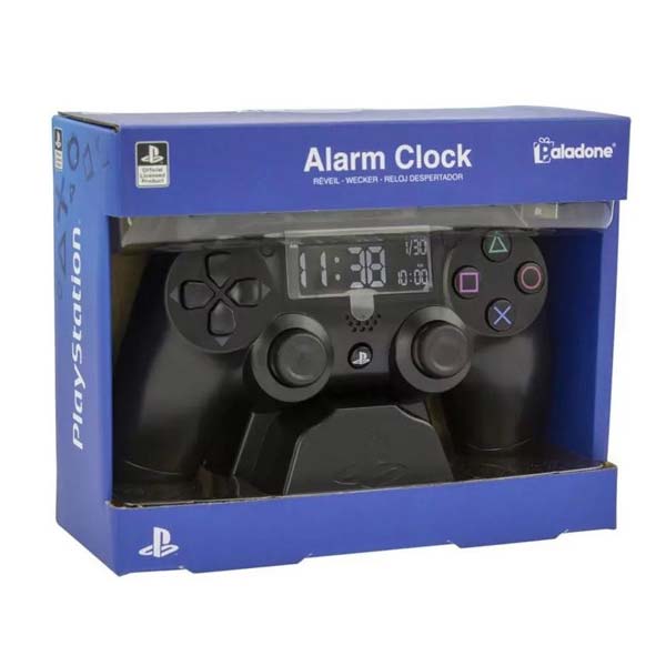 Budík Black Controller Alarm Clock (PlayStation)