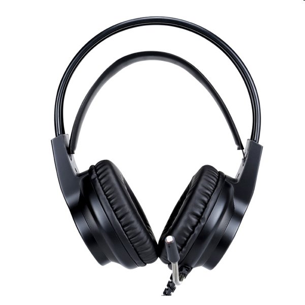 Marvo HG8935, sluchátka s mikrofonem, ovládání hlasitosti, černá, podsvícená, USB