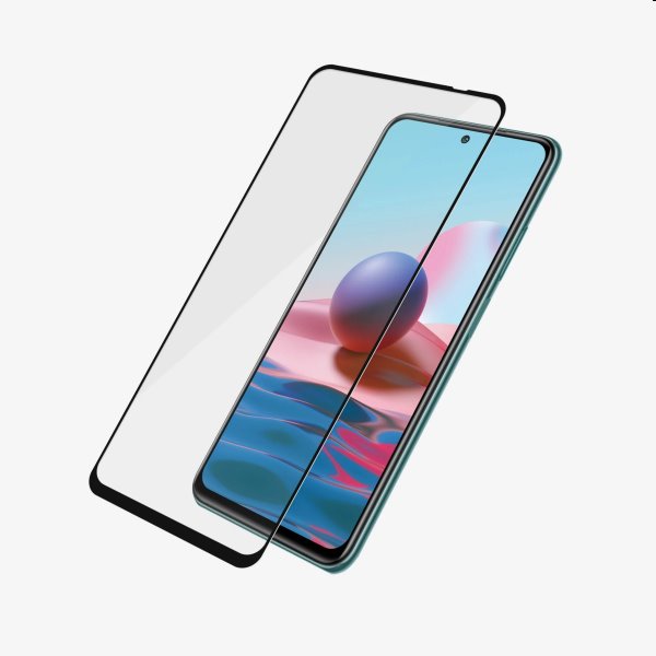 Ochranné temperované sklo PanzerGlass Case Friendly pro Xiaomi Redmi Note 10/10S, black Ochranné temperované sklo PanzerGlass Case Friendly pro Xiaomi Redmi Note 10/10S, black