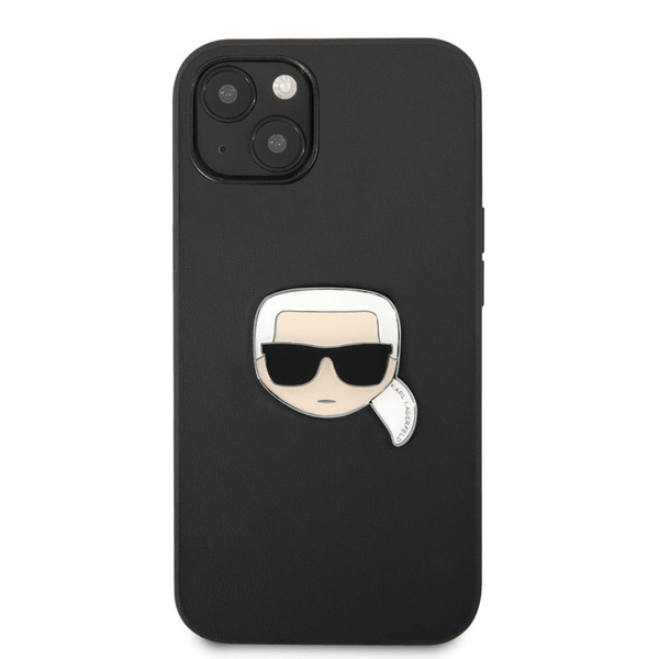Pouzdro Karl Lagerfeld TPU Choupette Head pro iPhone 13 mini, black