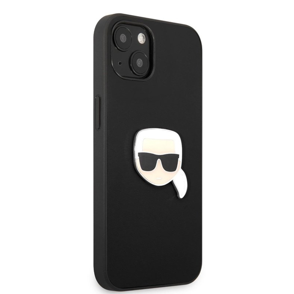 Pouzdro Karl Lagerfeld TPU Choupette Head pro iPhone 13 mini, black