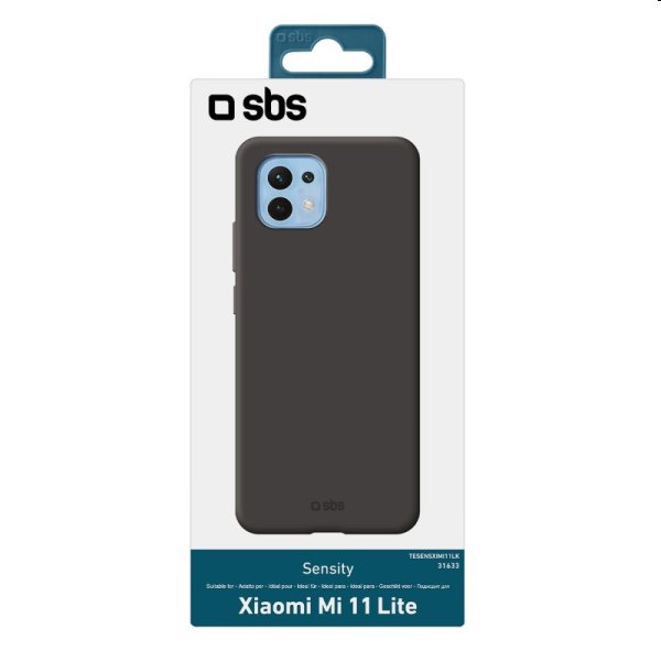 Pouzdro SBS Sensity pro Xiaomi Mi11 Lite, černé Pouzdro SBS Sensity pro Xiaomi Mi11 Lite, černé