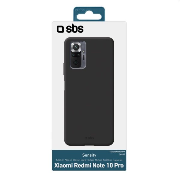 Pouzdro SBS Sensity pro Xiaomi Note 10 Pro, černé Pouzdro SBS Sensity pro Xiaomi Note 10 Pro, černé