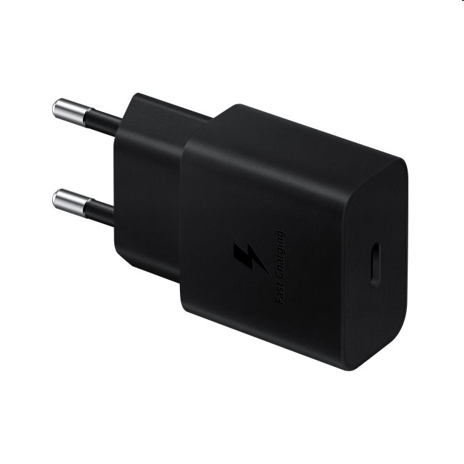 Rychlonabíječka Samsung 15W s USB-C kabelem, black