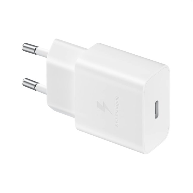 Rychlonabíječka Samsung 15W s USB-C kabelem, white