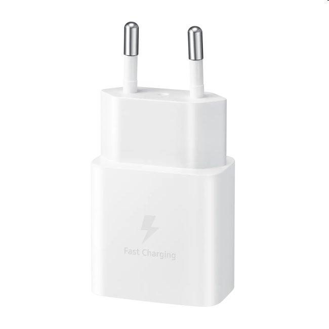 Rychlonabíječka Samsung 15W s USB-C kabelem, white