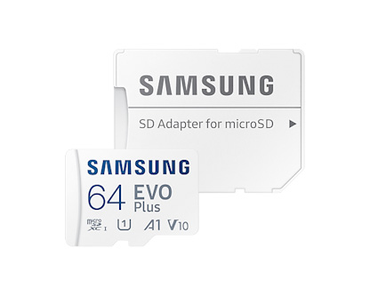 Samsung EVO Plus Micro SDXC 64GB (2021) + SD adaptér Samsung EVO Plus Micro SDXC 64GB (2021) + SD adaptér