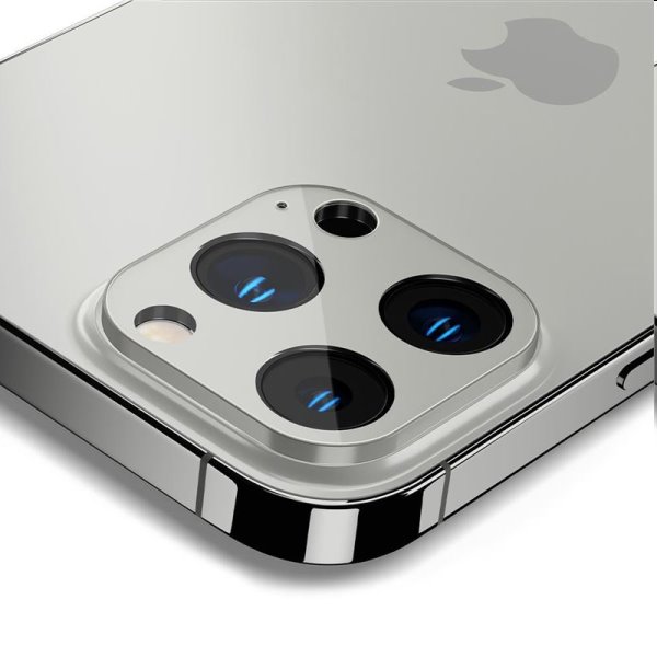 Spigen ochranné sklo na fotoaparát pro iPhone 13 Pro/13 Pro Max, stříbrné