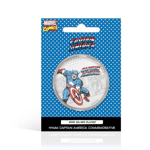 Sběratelská mince Captain America (Marvel)