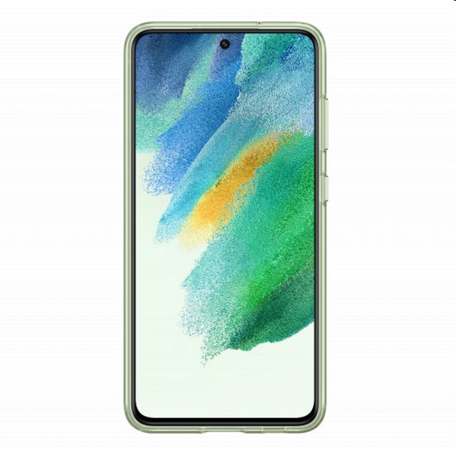 Pouzdro Clear Strap Cover pro Samsung Galaxy S21 FE 5G, olive Pouzdro Clear Strap Cover pro Samsung Galaxy S21 FE 5G, olive