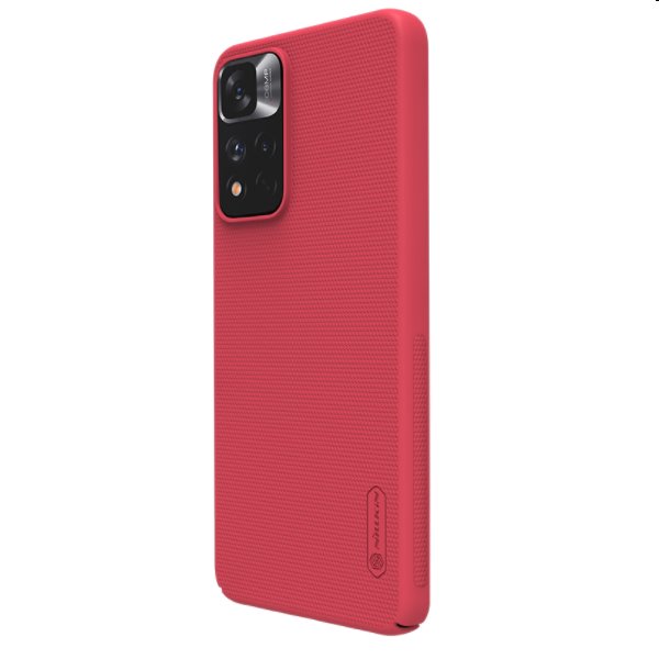 Pouzdro Nillkin Super Frosted pro Xiaomi Redmi Note 11 5G/Poco M4 Pro, červené Pouzdro Nillkin Super Frosted pro Xiaomi Redmi Note 11 5G/Poco M4 Pro, červené