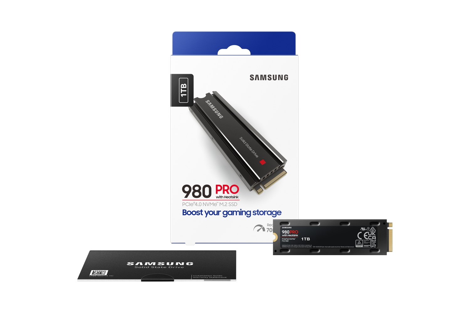 Samsung SSD 980 PRO s chladičem, 1TB, NVMe M.2