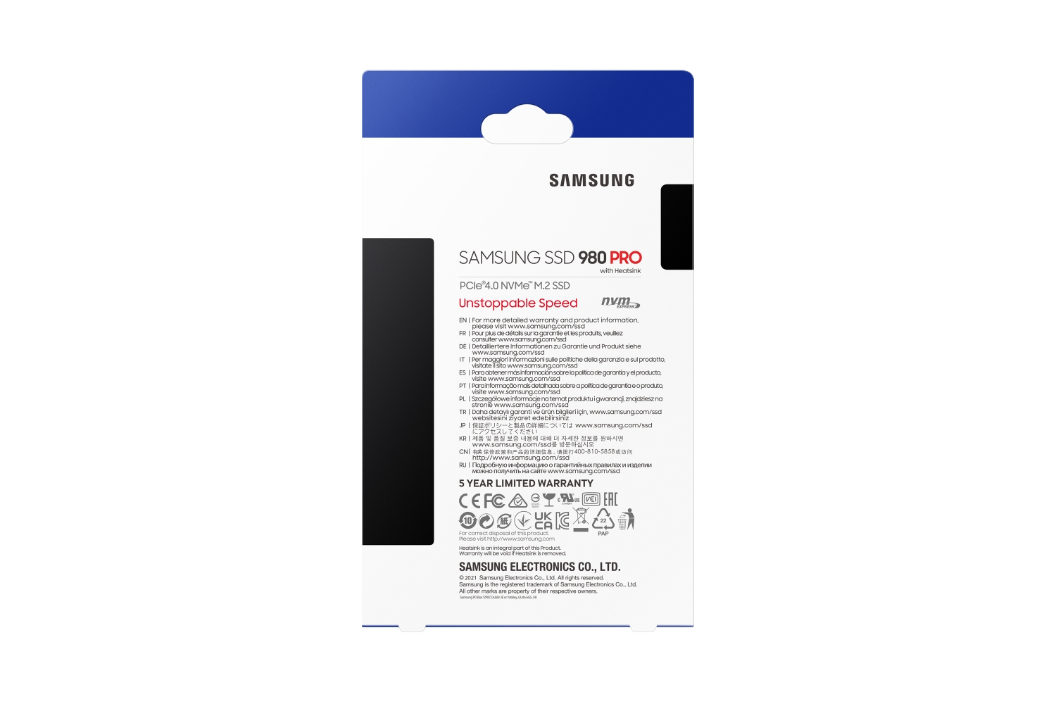 Samsung SSD 980 PRO s chladičem, 2TB, NVMe M.2