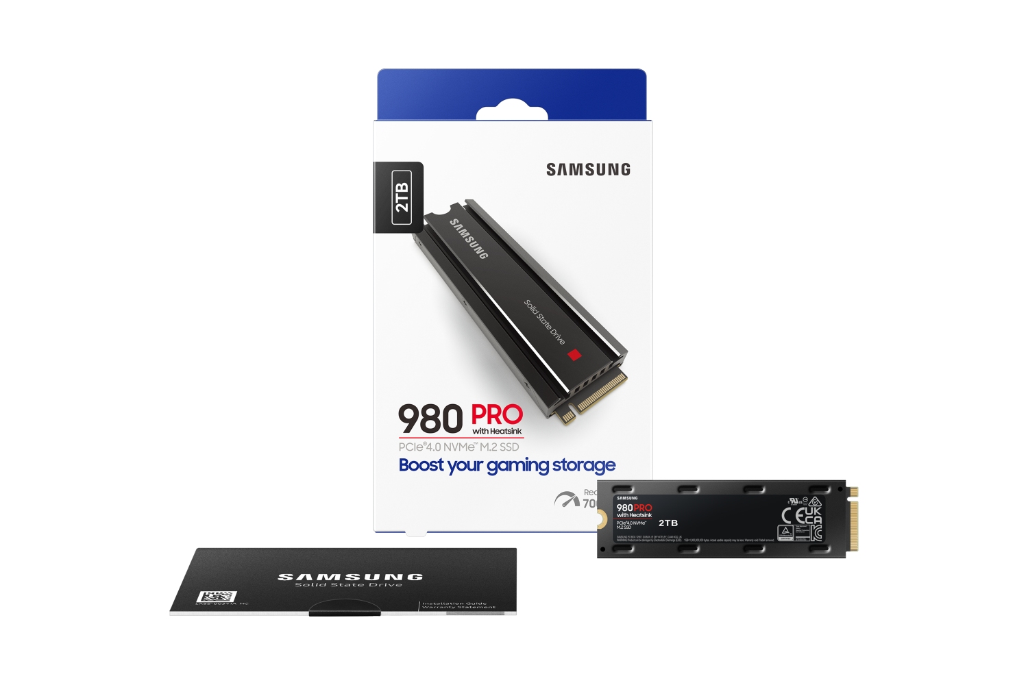 Samsung SSD 980 PRO s chladičem, 2TB, NVMe M.2 Samsung SSD 980 PRO s chladičem, 2TB, NVMe M.2