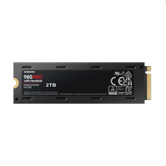 Samsung SSD 980 PRO s chladičem, 2TB, NVMe M.2 Samsung SSD 980 PRO s chladičem, 2TB, NVMe M.2