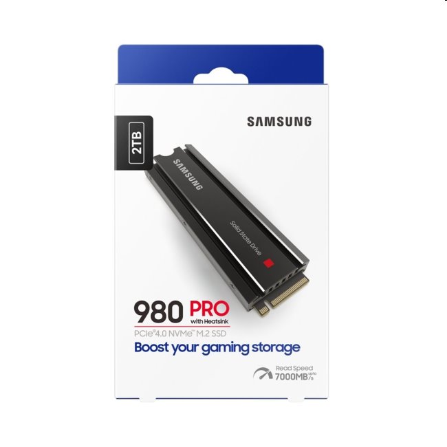 Samsung SSD 980 PRO s chladičem, 2TB, NVMe M.2 Samsung SSD 980 PRO s chladičem, 2TB, NVMe M.2