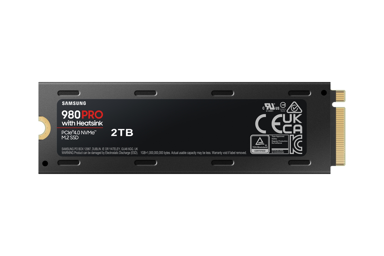 Samsung SSD 980 PRO s chladičem, 2TB, NVMe M.2 Samsung SSD 980 PRO s chladičem, 2TB, NVMe M.2