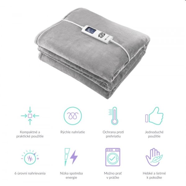 TrueLife HeatBlanket 1813 vyhřívaná deka TrueLife HeatBlanket 1813 vyhřívaná deka