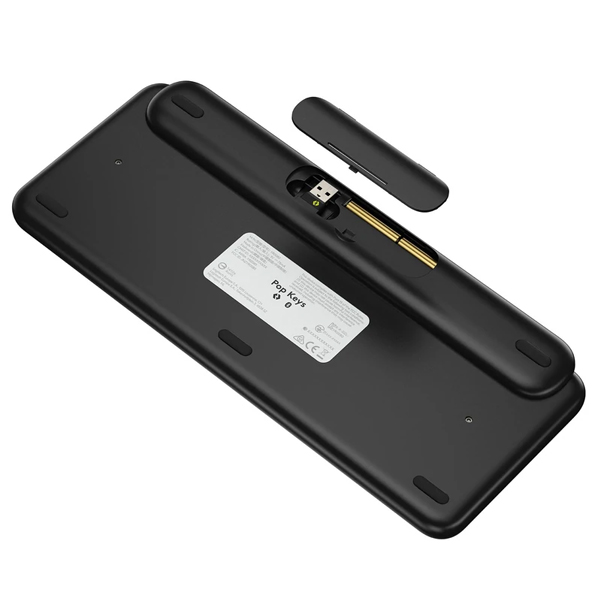 Bezdrátová klávesnice Logitech POP Key Blast, černo-žlutá Bezdrátová klávesnice Logitech POP Key Blast, černo-žlutá