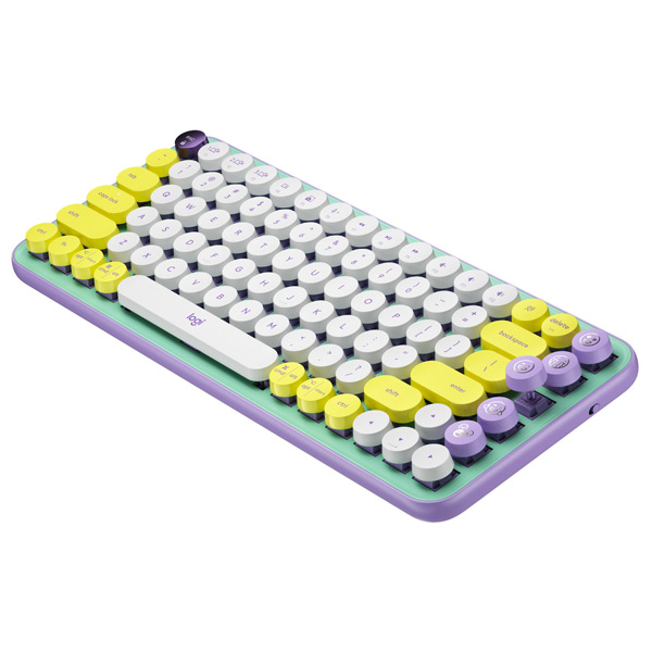 Bezdrátová klávesnice Logitech POP Key Daydream, fialová Bezdrátová klávesnice Logitech POP Key Daydream, fialová