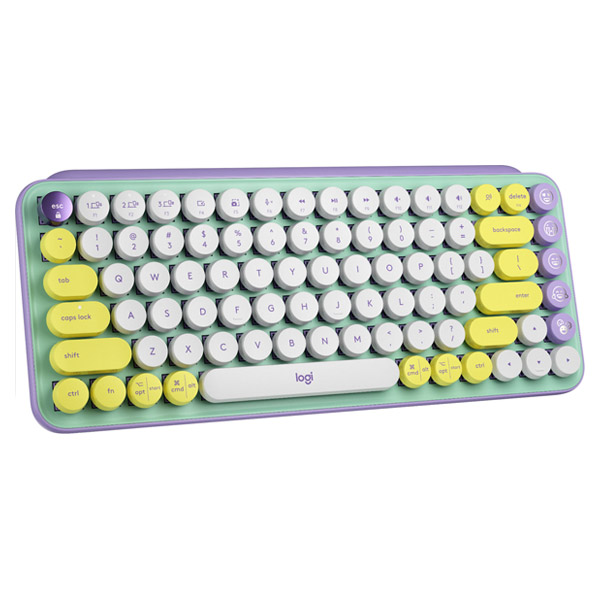 Bezdrátová klávesnice Logitech POP Key Daydream, fialová Bezdrátová klávesnice Logitech POP Key Daydream, fialová