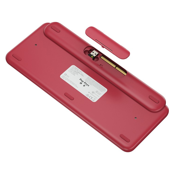 Bezdrátová klávesnice Logitech POP Key Heartbreaker, růžová Bezdrátová klávesnice Logitech POP Key Heartbreaker, růžová