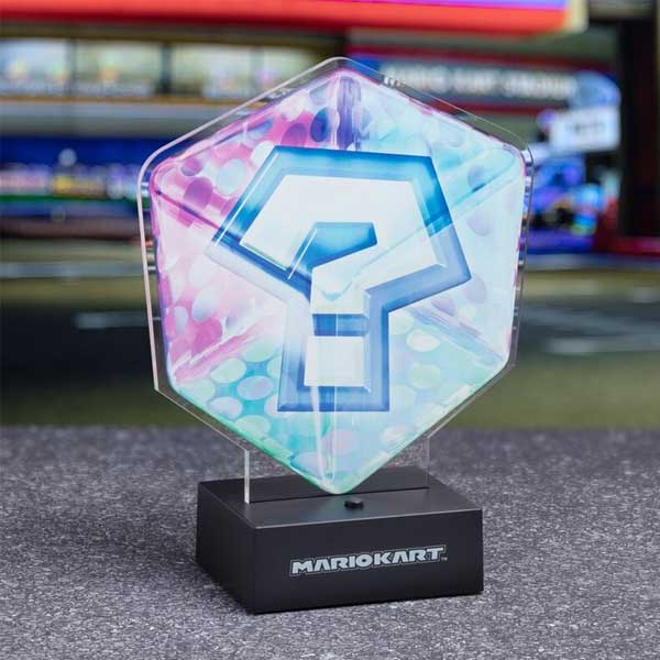 Lampa Mario Kart Acrylic Question Block