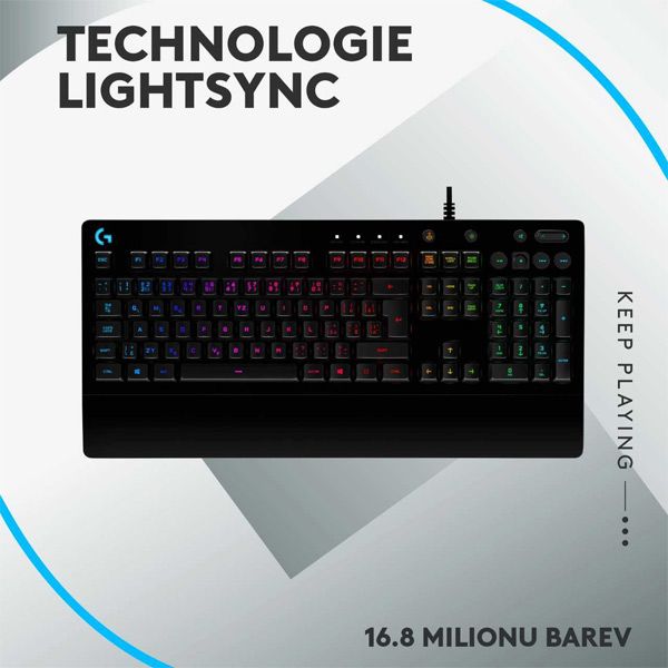 Logitech G213 - RGB herná klávesnice - CZ/SK